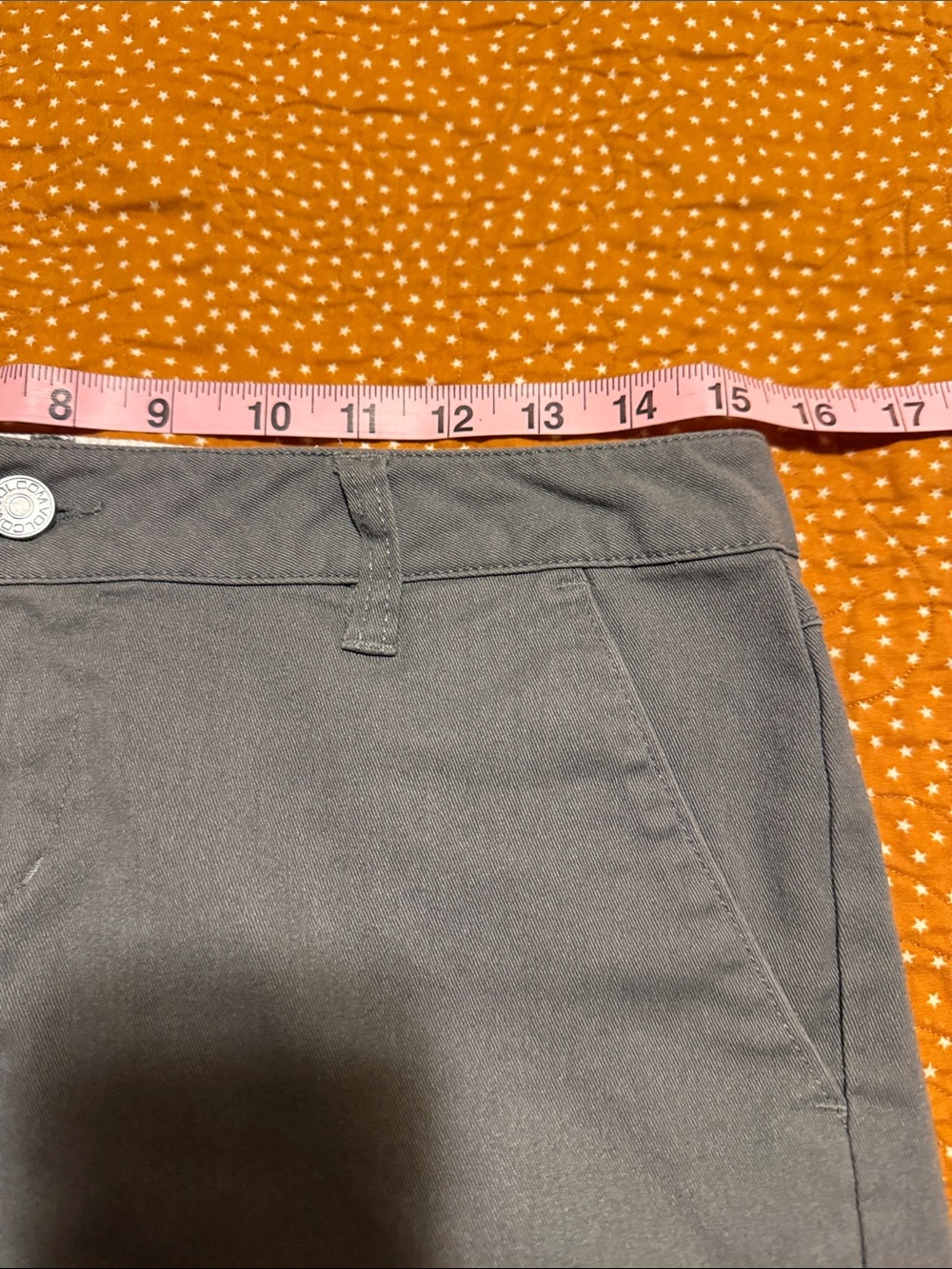 Volcom Women's Charcoal High Waist Casual Shorts - Picture 4 of 8